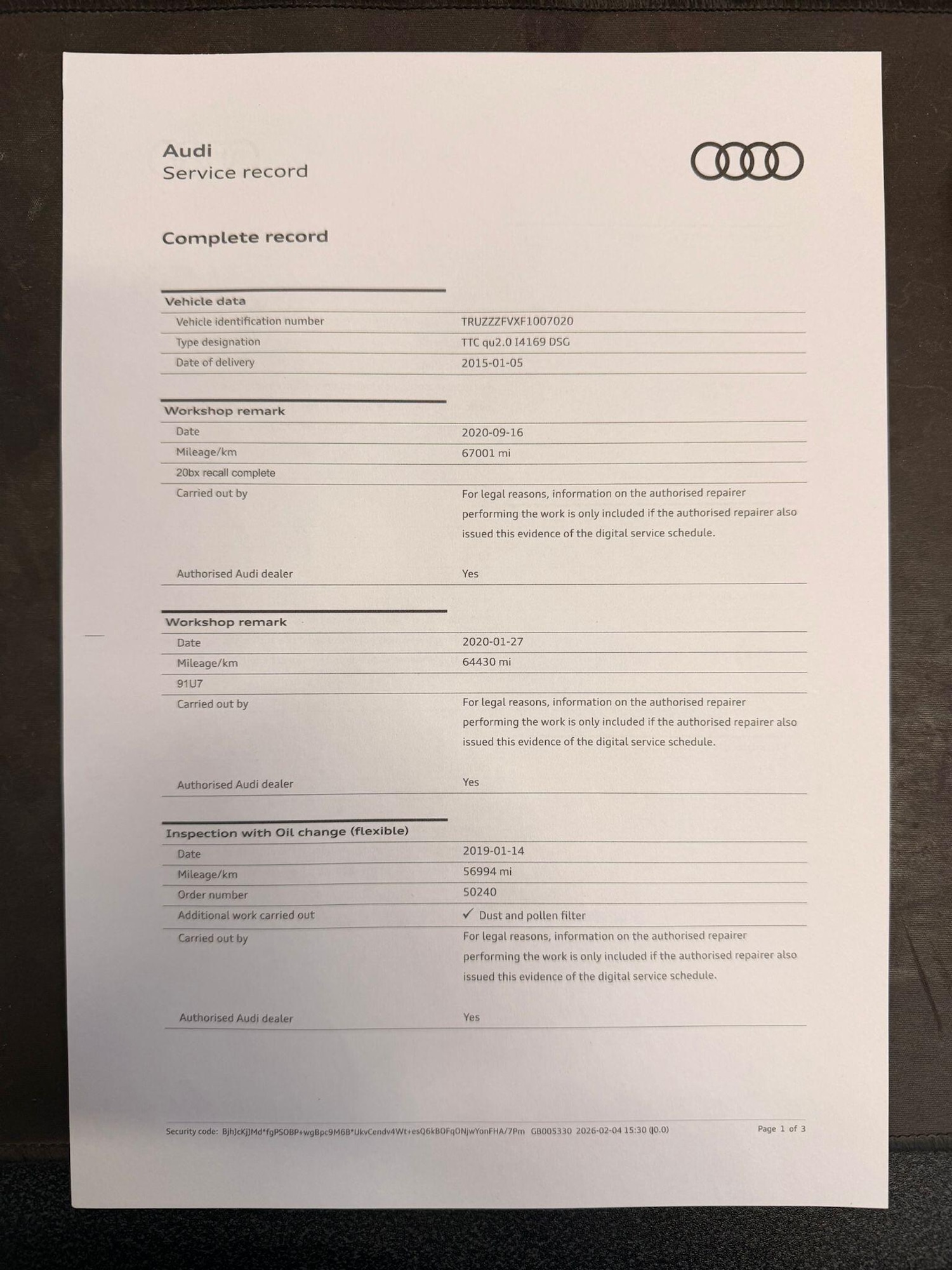 Used Audi TT 2015 for sale - 77440897: Photo 29