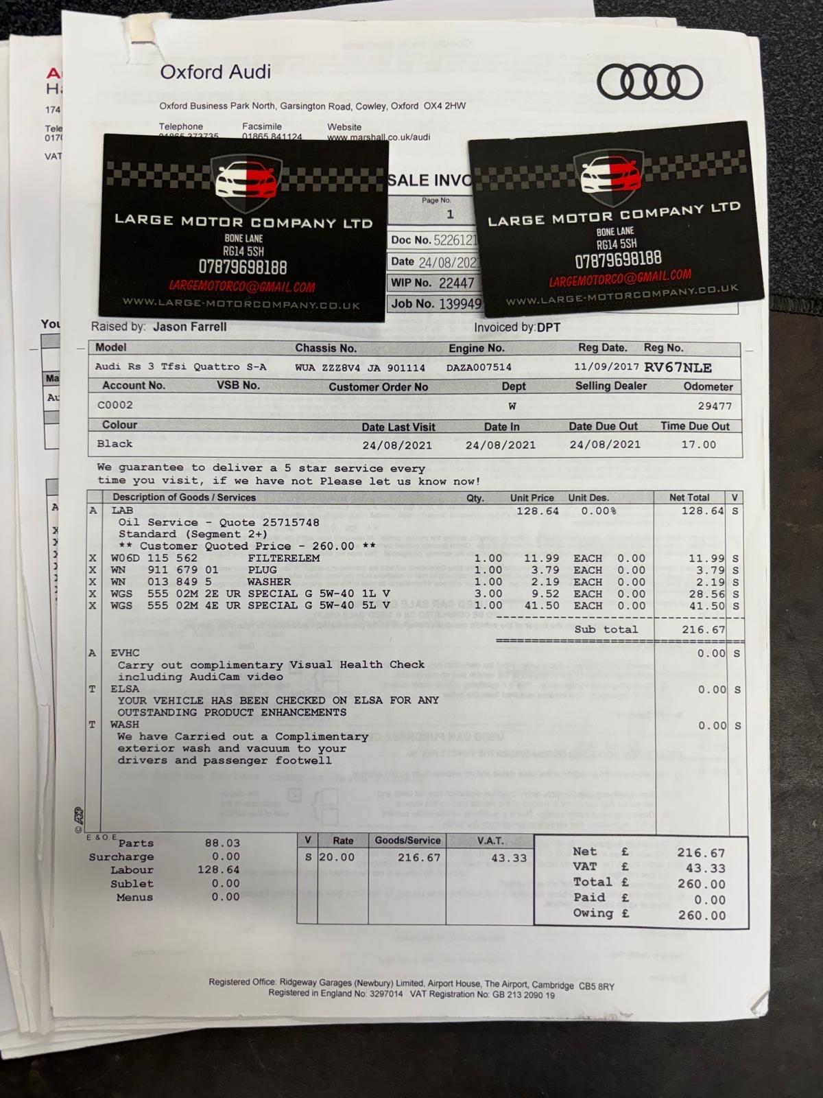 Used Audi RS3 2017 for sale - 77359160: Photo 34