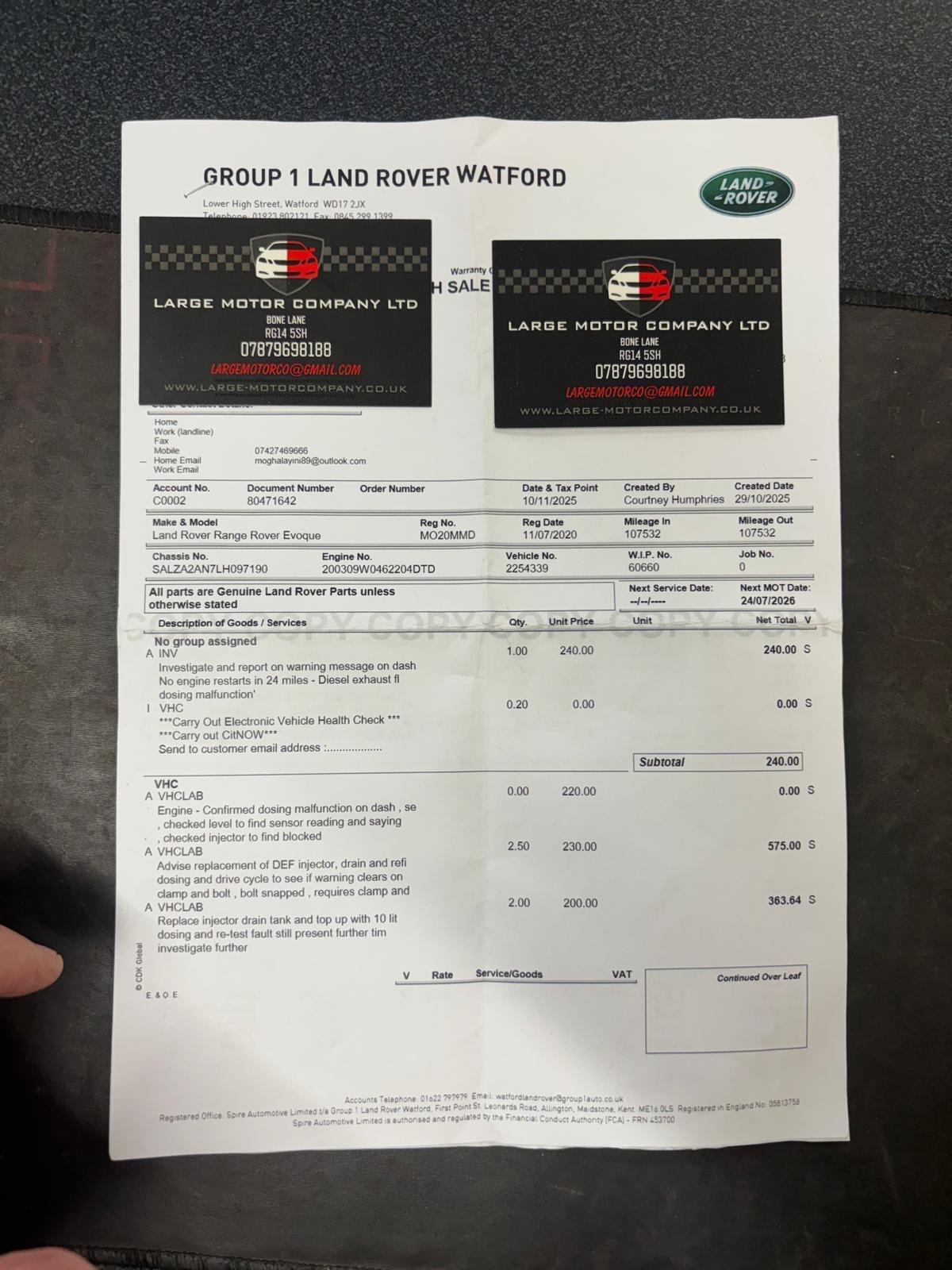 Used Land Rover Range Rover Evoque 2020 for sale - 77646508: Photo 28