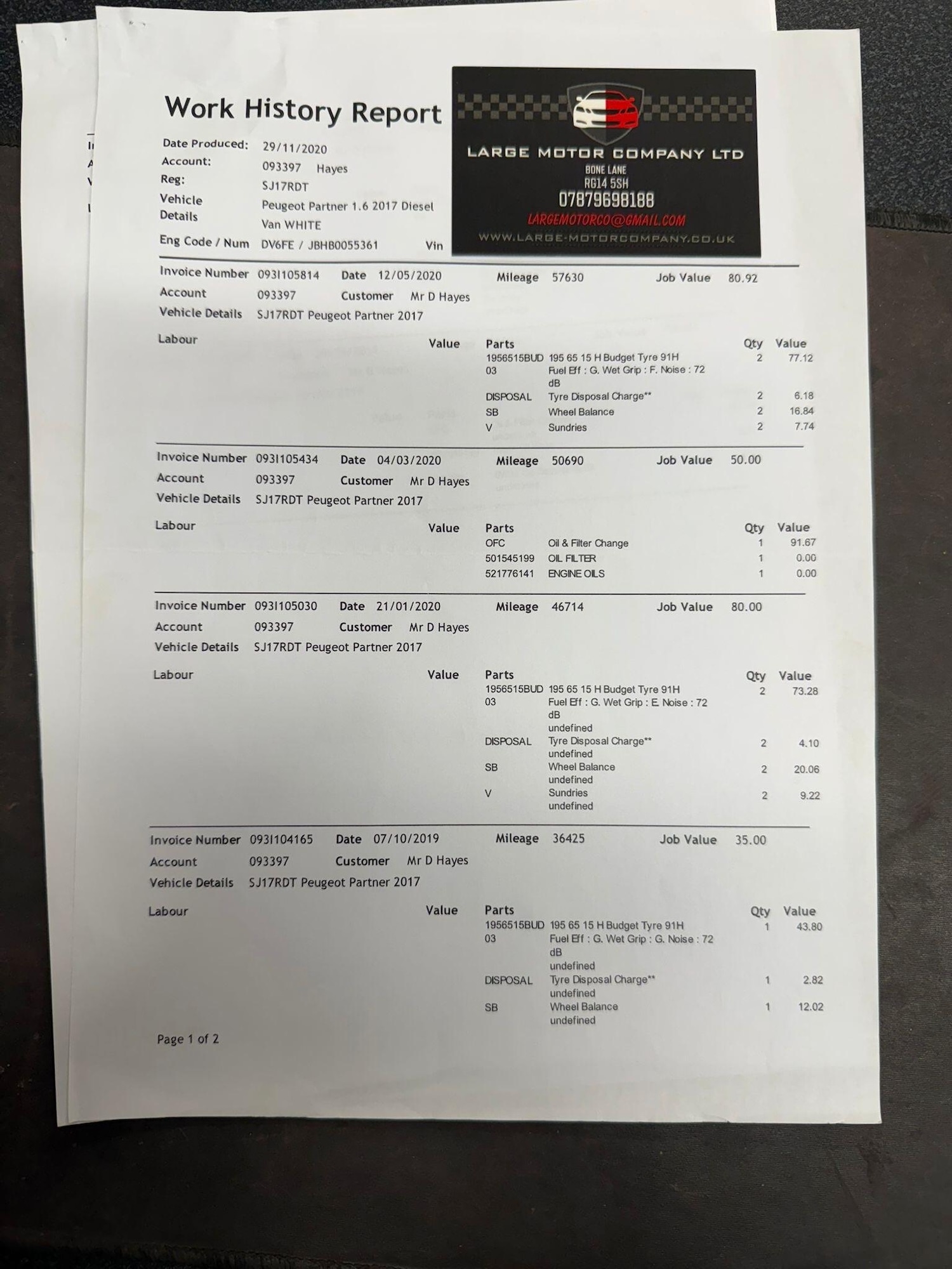 Used Peugeot Partner 2017 for sale - 76701096: Photo 25