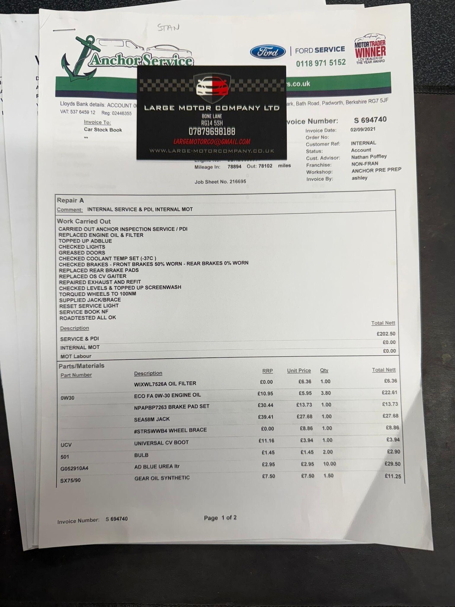 Used Peugeot Partner 2017 for sale - 76701096: Photo 26