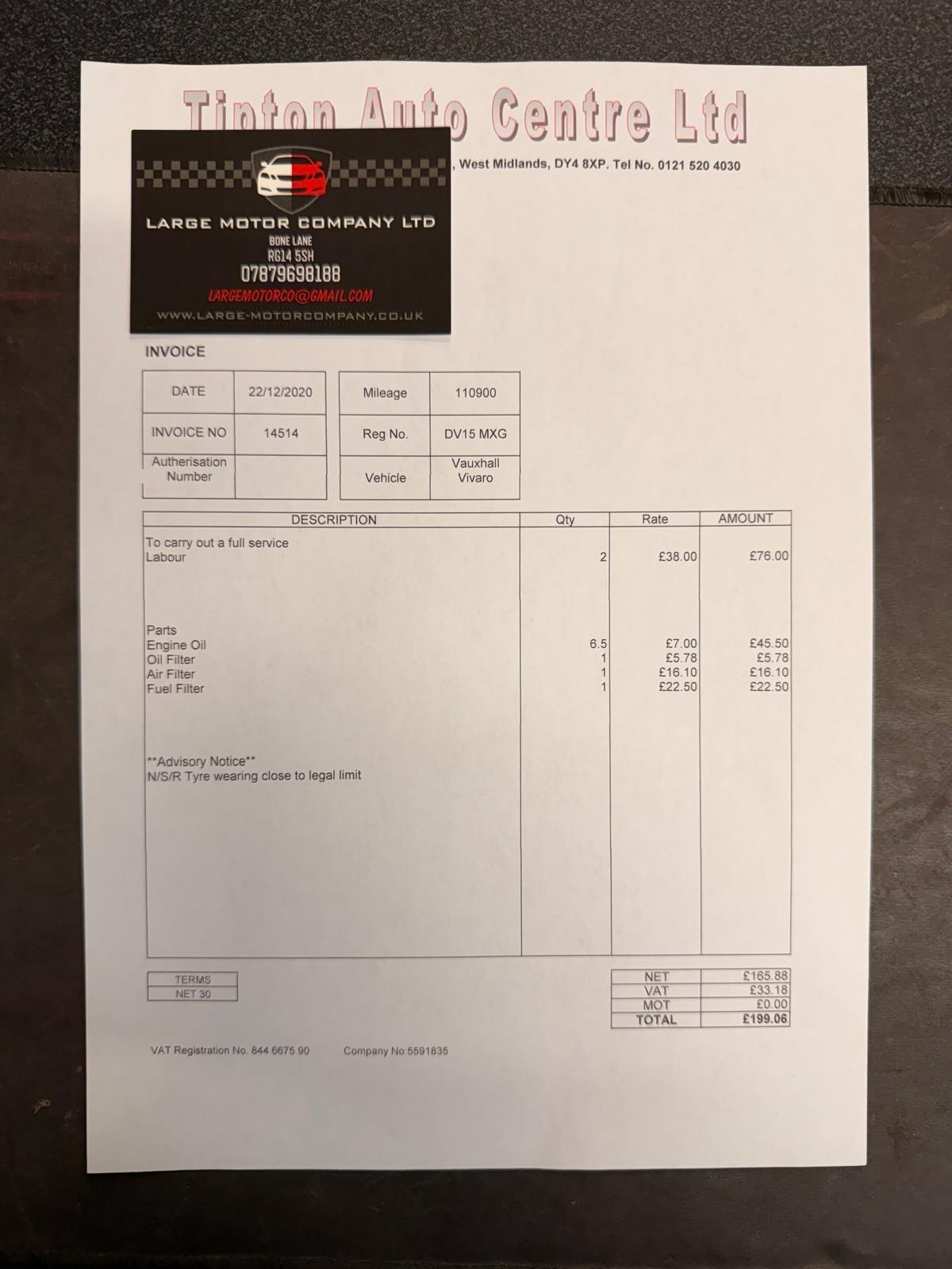 Used Vauxhall Vivaro 2015 for sale - 77478755: Photo 32