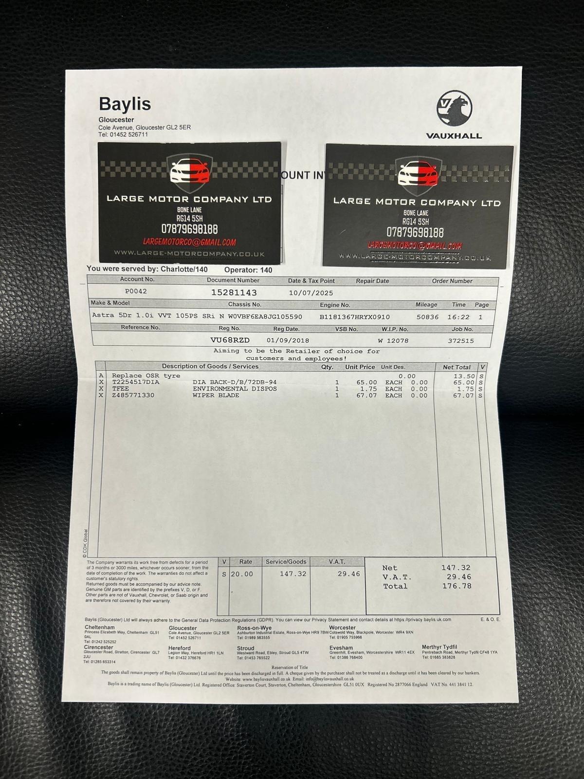 Used Vauxhall Astra 2018 for sale - 76995378: Photo 26