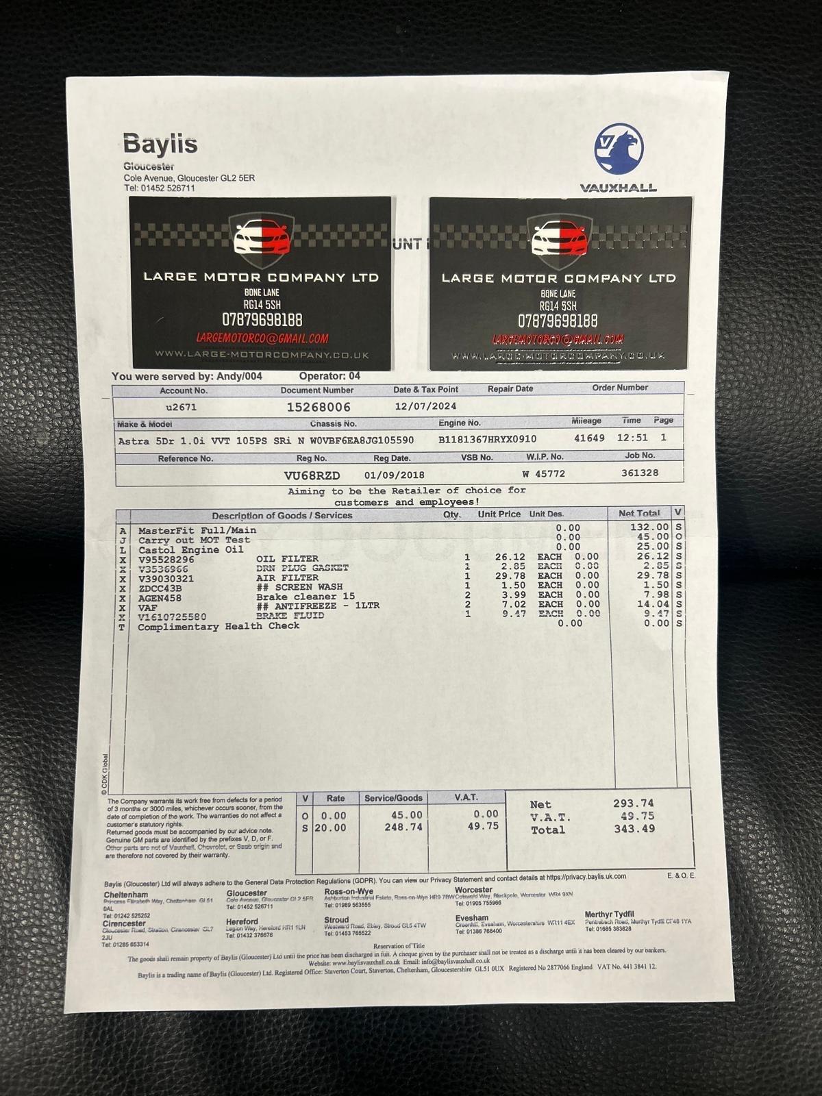 Used Vauxhall Astra 2018 for sale - 76995378: Photo 27