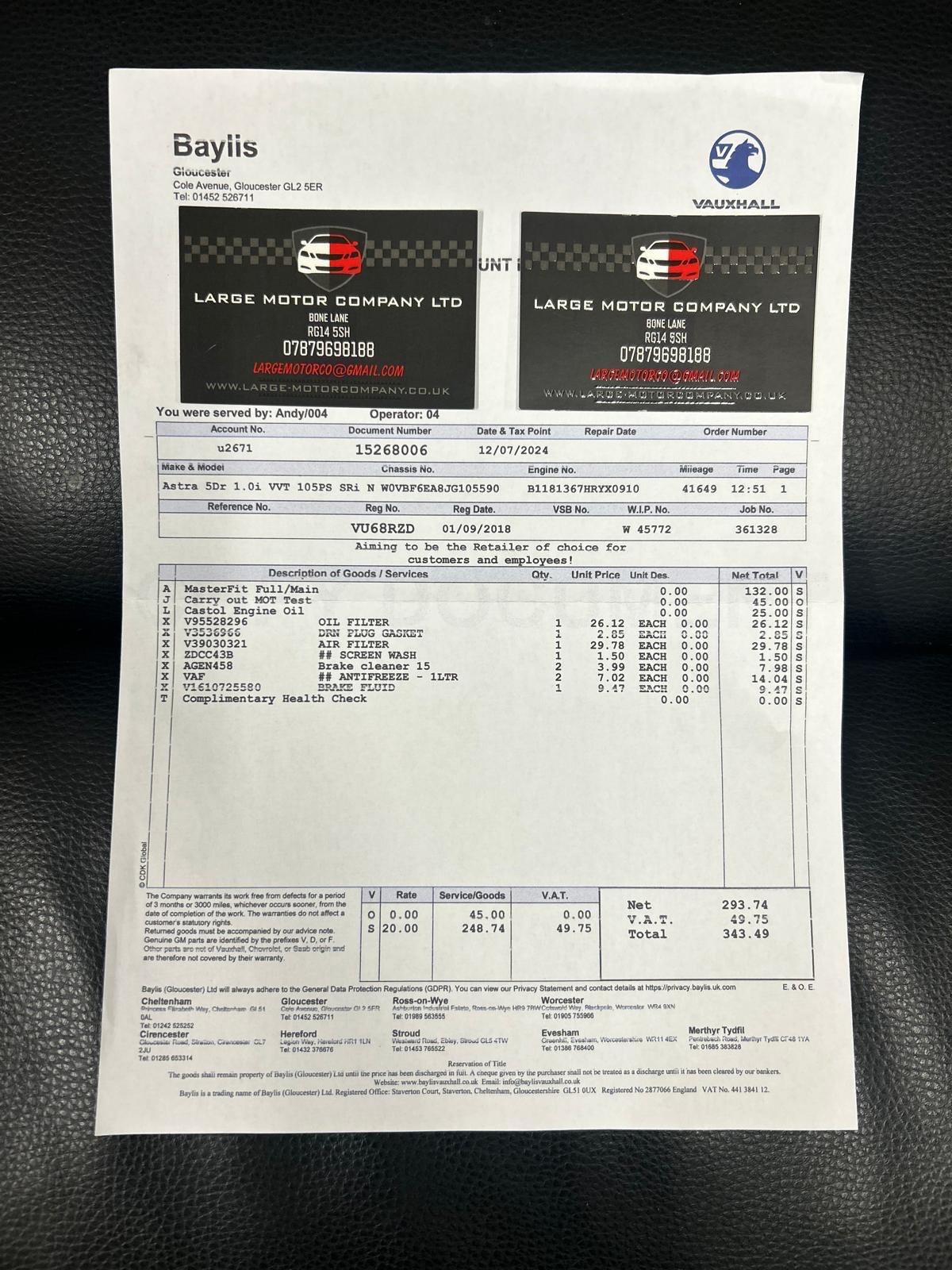 Used Vauxhall Astra 2018 for sale - 76995378: Photo 28