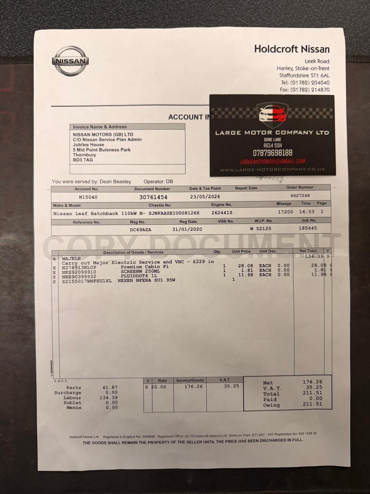 Used Nissan Leaf 2020 for sale - 77598879: Photo 16