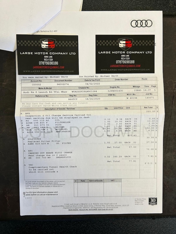 Used Audi RS6 Avant 2020 for sale - 74395451: Photo 42
