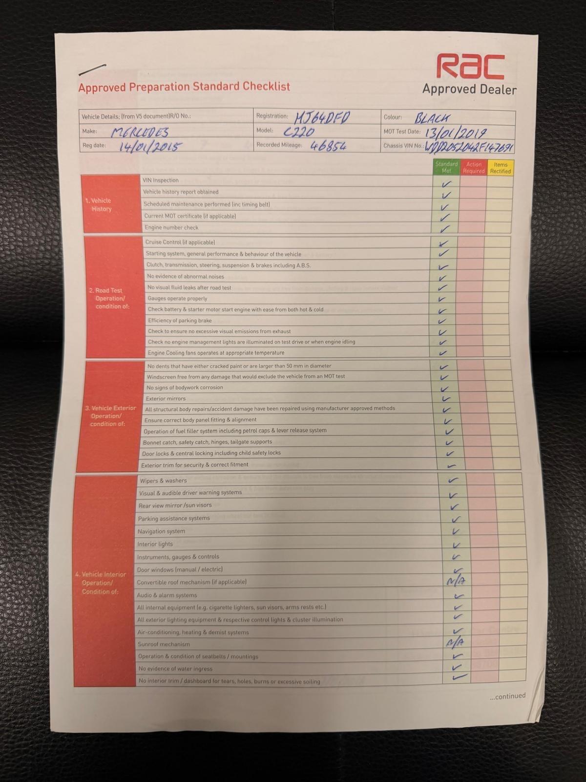 Used Mercedes-Benz C Class 2015 for sale - 77645819: Photo 35