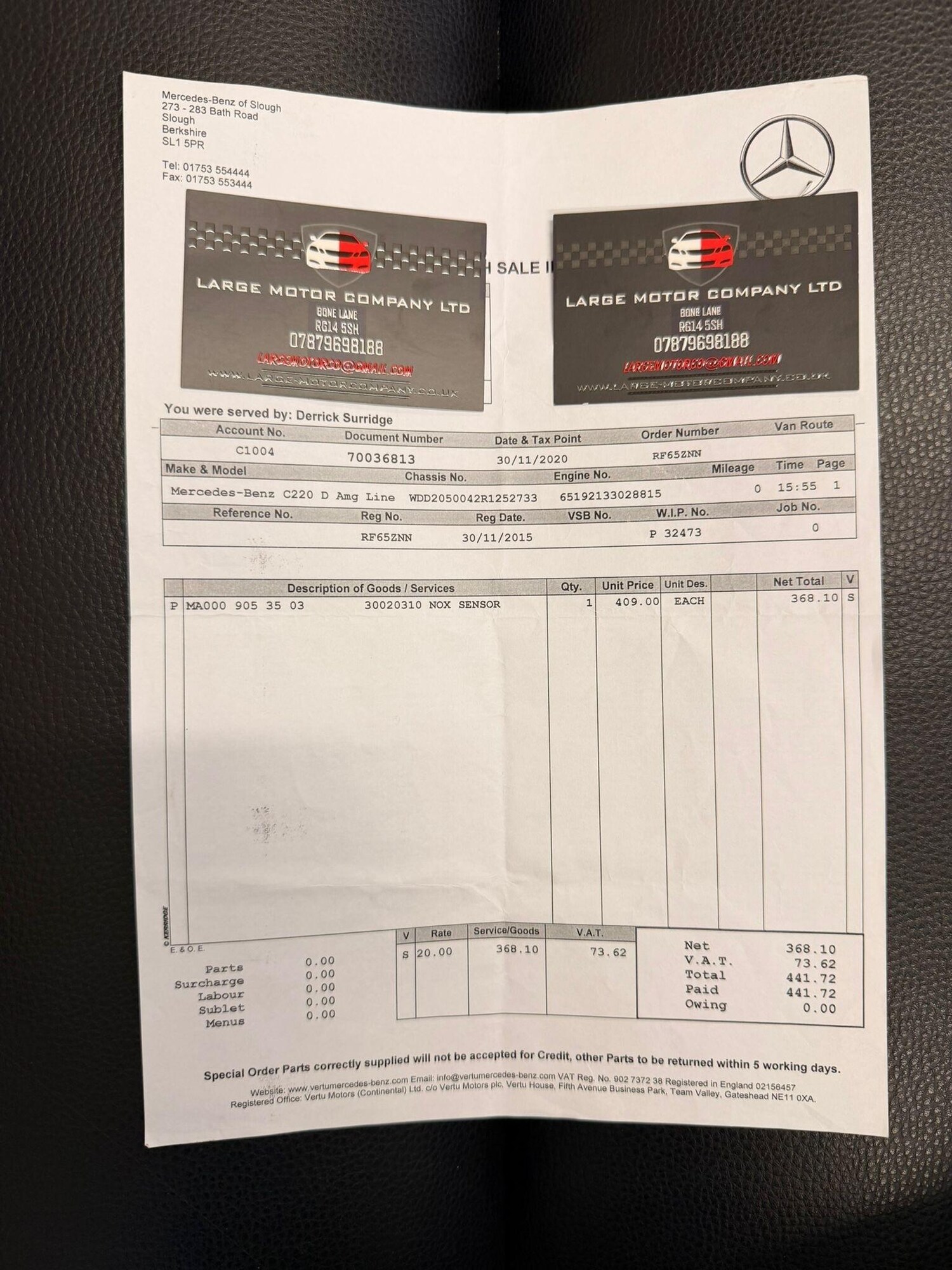 Used Mercedes-Benz C Class 2015 for sale - 76572868: Photo 35