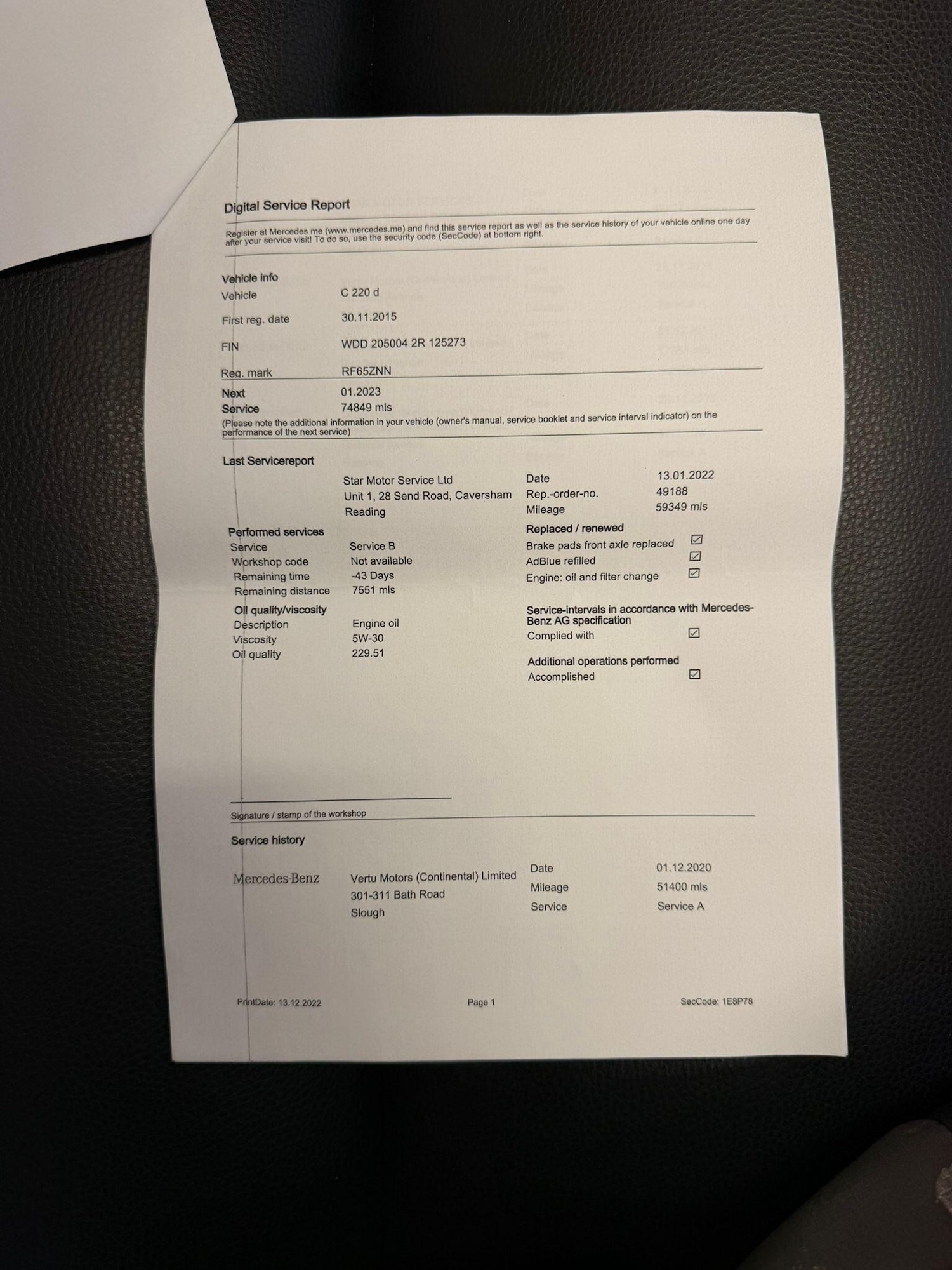 Used Mercedes-Benz C Class 2015 for sale - 76572868: Photo 40