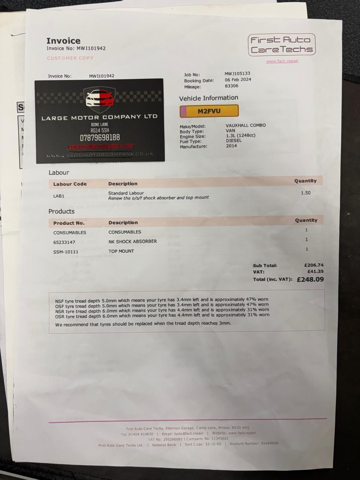 Used Vauxhall Combo for sale - 77898496: Photo 20