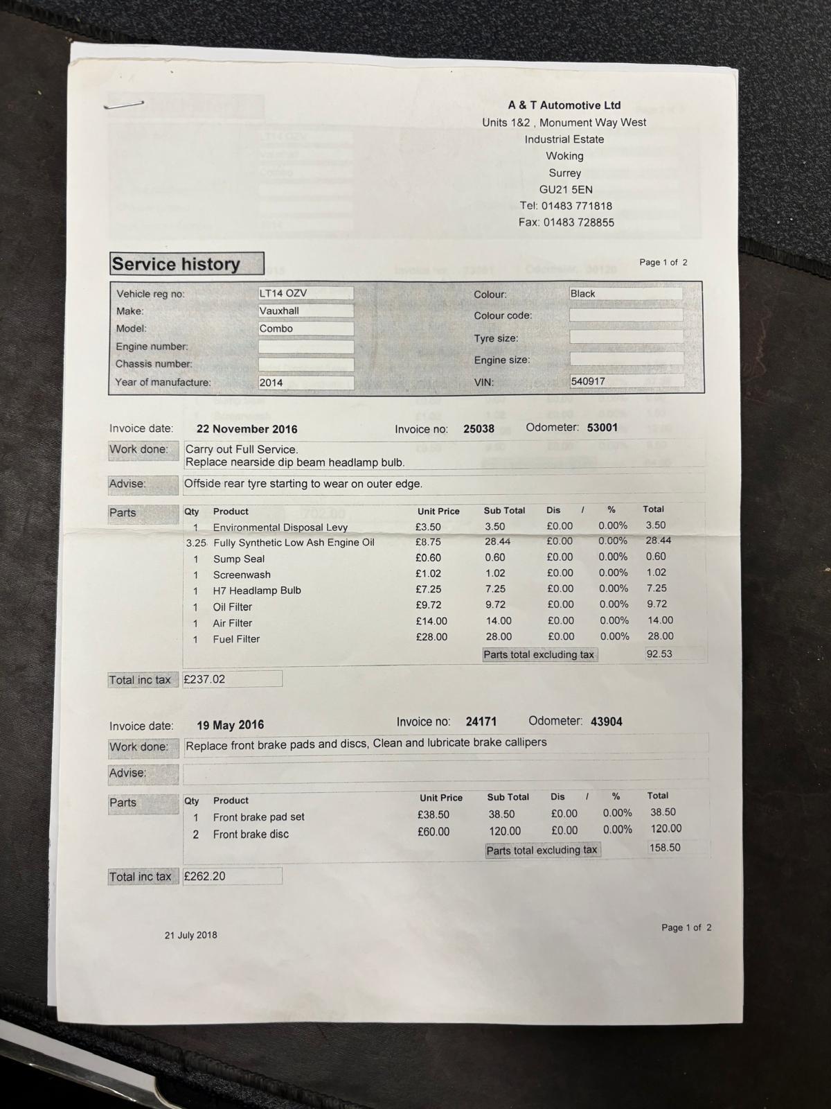 Used Vauxhall Combo for sale - 77898496: Photo 21