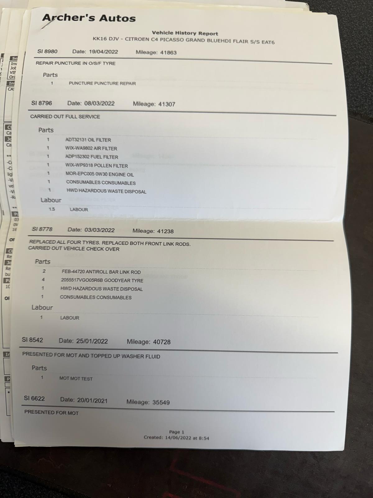 Used Citroen C4 Grand Picasso 2016 for sale - 76537988: Photo 36