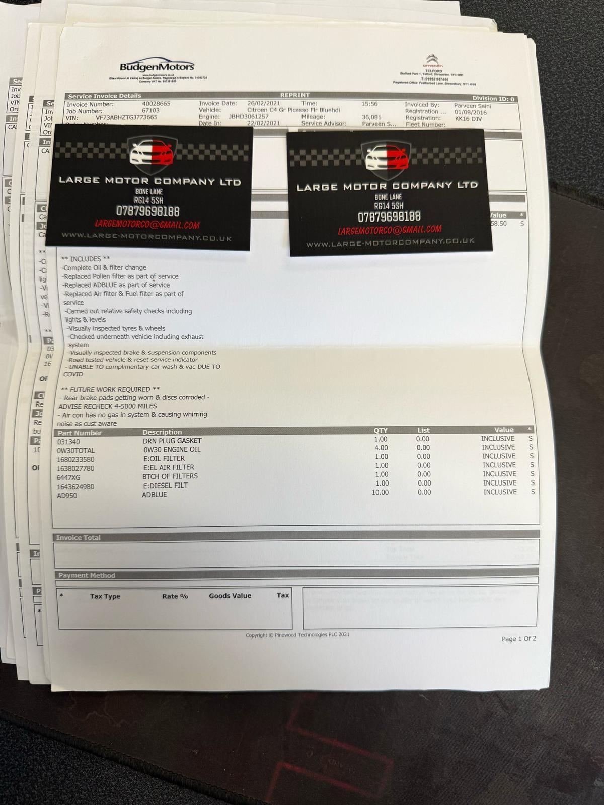 Used Citroen C4 Grand Picasso 2016 for sale - 76537988: Photo 37