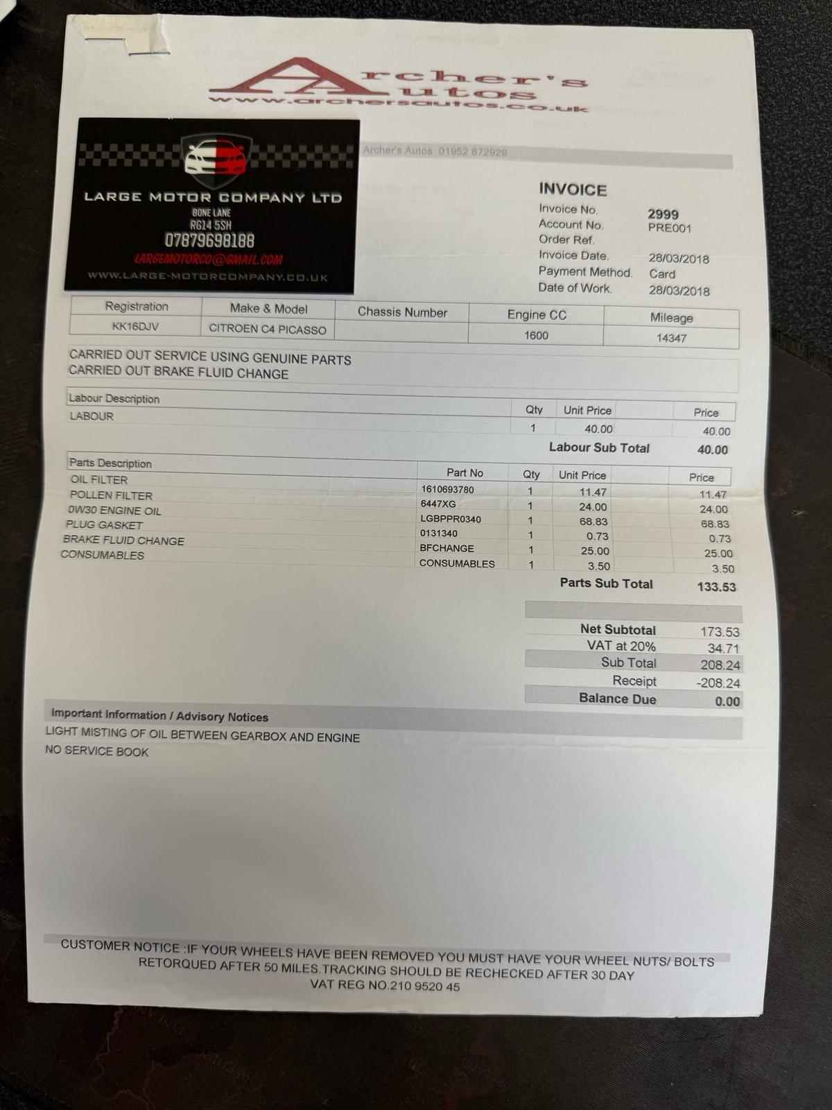 Used Citroen C4 Grand Picasso 2016 for sale - 76537988: Photo 42