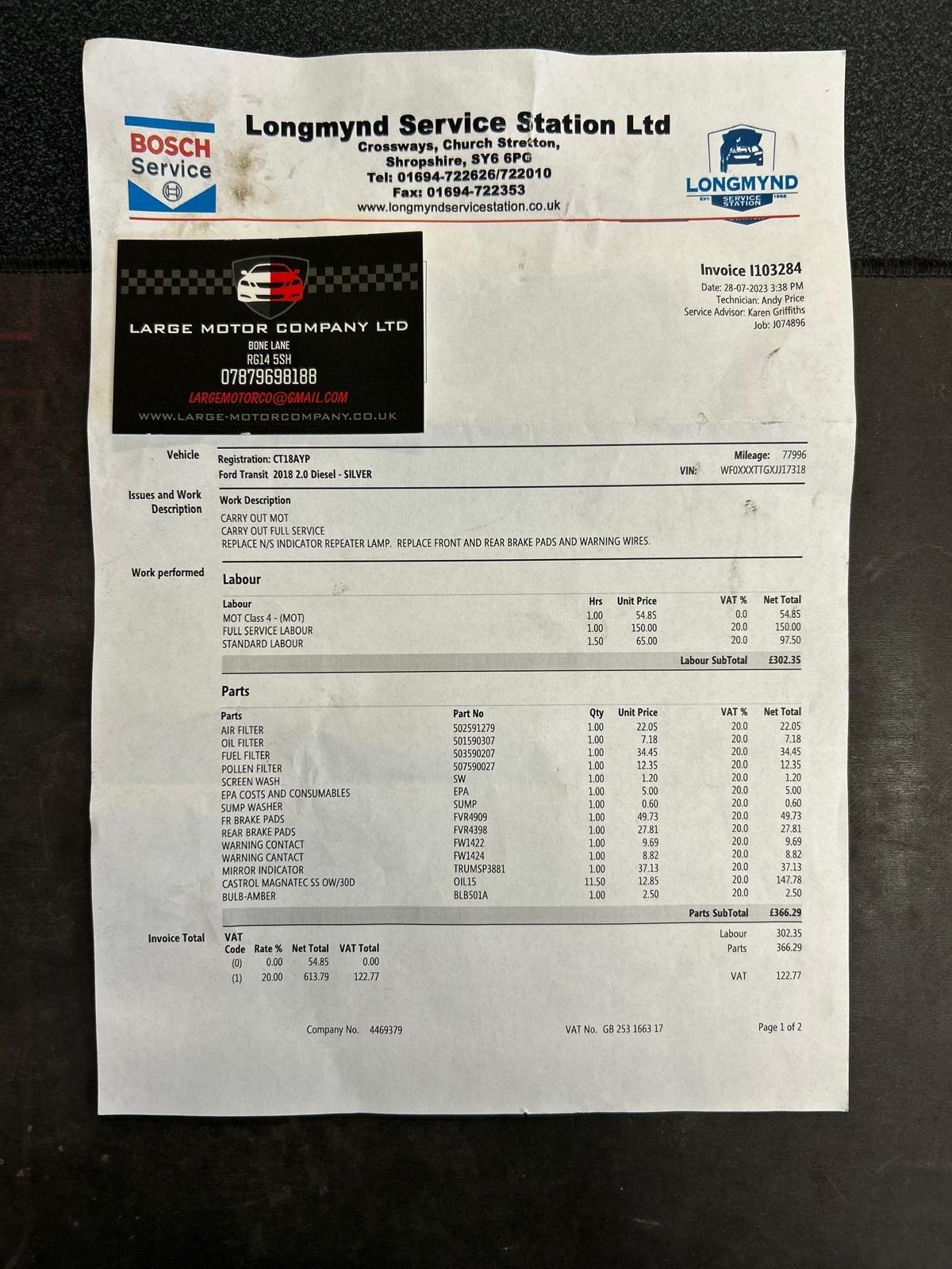 Used Ford Transit 2018 for sale - 76227482: Photo 31