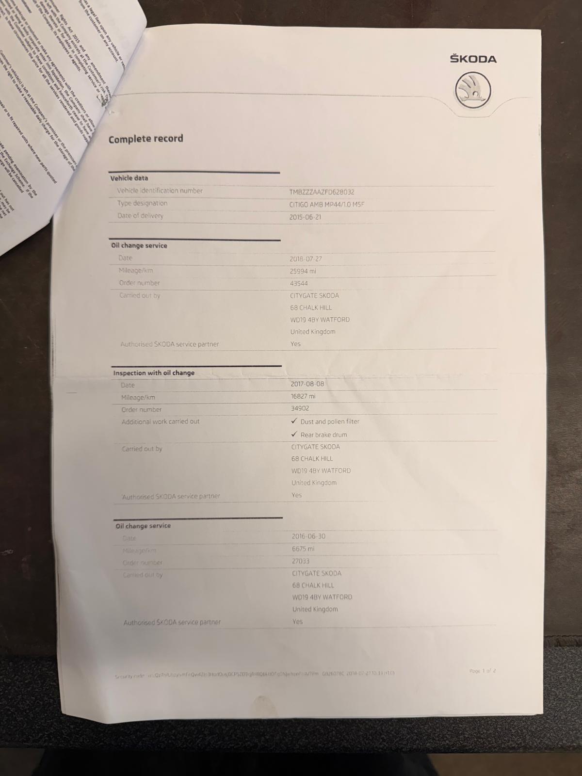 Used Skoda Citigo 2015 for sale - 77331666: Photo 32