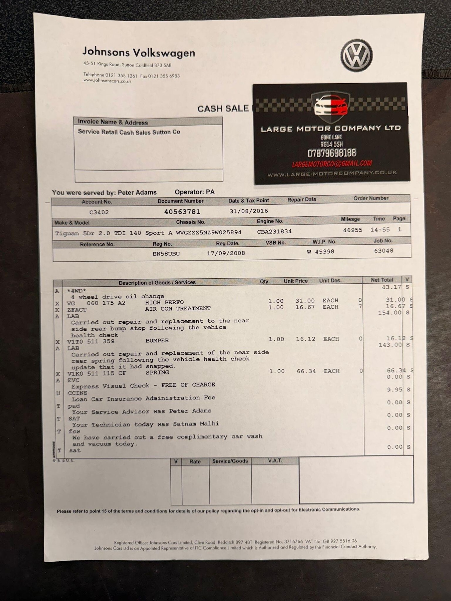 Used Volkswagen Tiguan 2008 for sale - 76759696: Photo 48