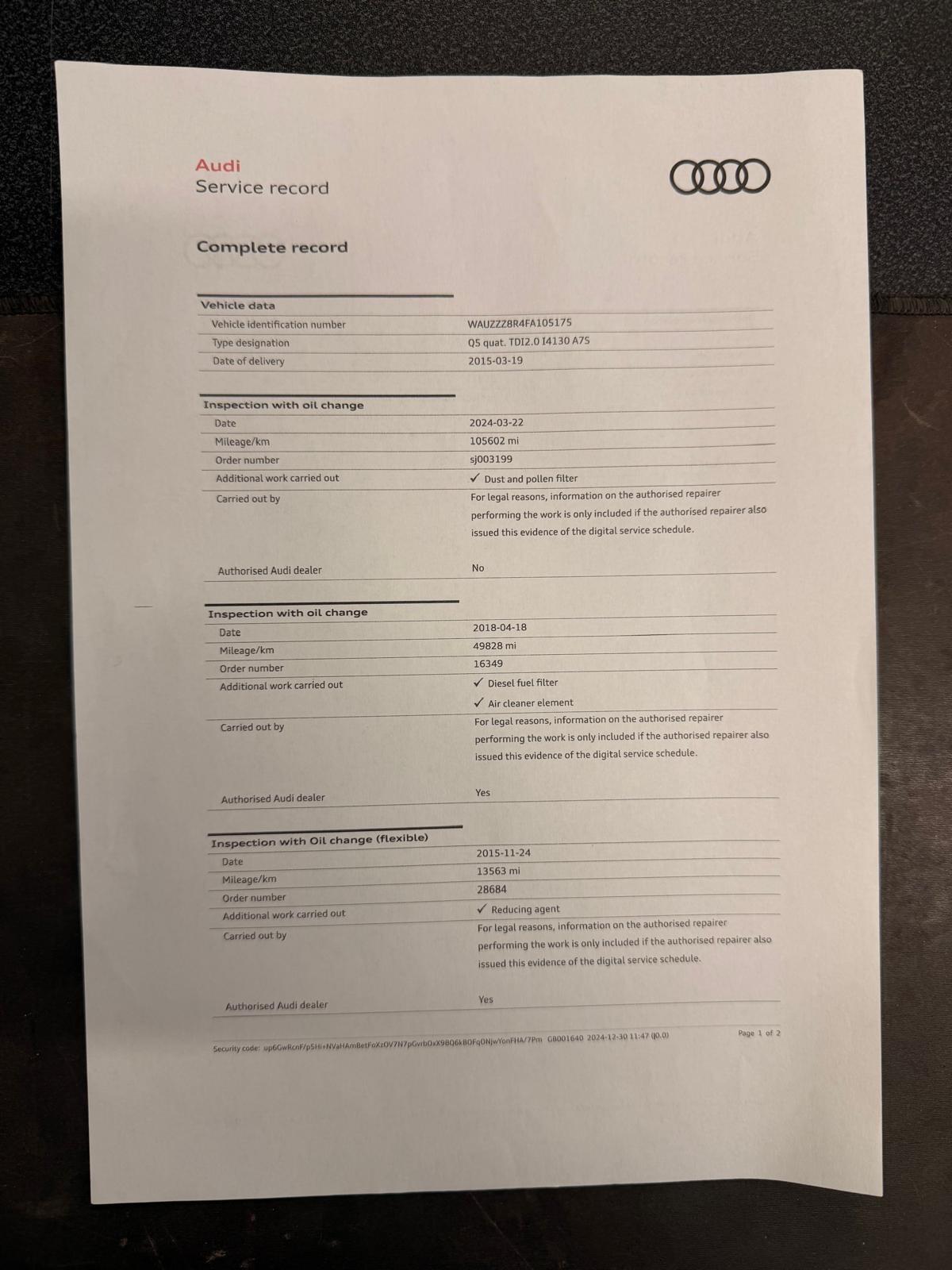 Used Audi Q5 2015 for sale - 77440178: Photo 33