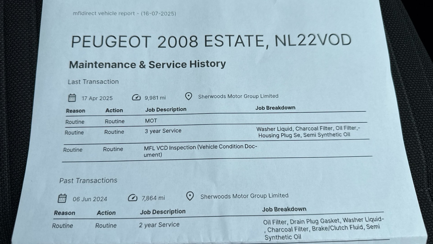 Vehicle 22