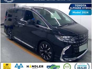 2024 - TOYOTA ALPHARD HYBRID NEW 2024 AUTO 2.5 EXECTIVE LOUNGE 7 SEAT EURO6 ULEZ I