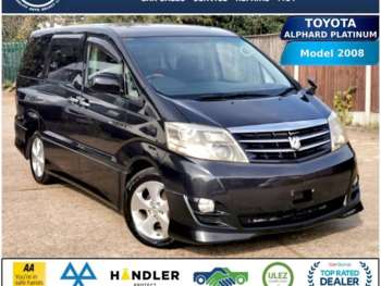 2008 - TOYOTA ALPHARD PLATINUM, 2.4 AUTO ULEZ 08-08 FRESH IMPORT VERIFIED MILES ,