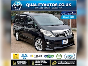 2009 - TOYOTA ALPHARD-S PLATINUM, 2.4 AUTO ULEZ 09-09 FRESH IMPORT VERIFIED MILES