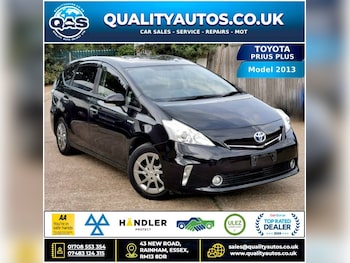 2013 - TOYOTA PRIUS PLUS HYBRID 1.8 AUTO ULEZ 13-63 FRESH IMPORT VERIFIED MILES ,