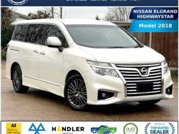 2018 - NISSAN ELGRAND HIGHWAYSTAR 2.5 AUTO PETROL 18-18 ULEZ 7 SEAT FRESH IMPORT V