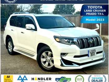 2023 - LAND CRUISER PRADO TX-L 2.8D AUTO 23-23, EURO 6 ULEZ 7 SEAT IMPORT FINANCE