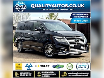 2025 - NISSAN ELGRAND HIGHWAYSTAR 2.5 AUTO PETROL 18-18 ULEZ 7 SEAT FRESH IMPORT V