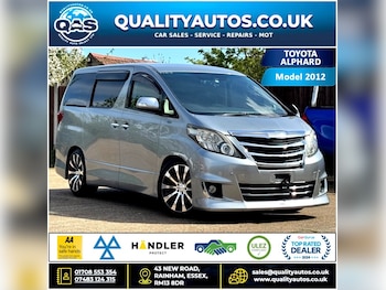 2012 - TOYOTA ALPHARD-S 3.5L PETROL 12-12 ULEZ AUTO 8 SEATER FRESH IMPORT VERIFI
