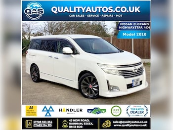 2010 - NISSAN ELGRAND HIGHWAYSTAR 4X4 AUTO 3.5, ULEZ, 10-60, 7 SEAT, FRESH IMPORT,