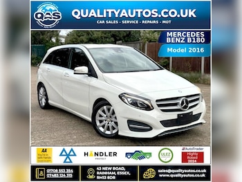 2016 - MERCEDES-BENZ B180 BLUE EFF SPORT 1.6L PETROL AUTO 16-66 WHITE ULEZ FRESH I