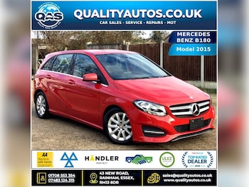 2015 - MERCEDES-BENZ B180 BLUE EFF SPORT 1.6L PETROL AUTO 15-65 RED ULEZ FRESHIMPO