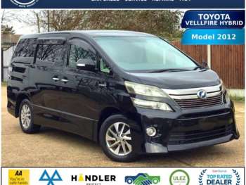 2012 - TOYOTA VELLLFIRE HYBRID 2.4 7SEAT AUTO ULEZ COMPLIANT 12-12, FRESH IMPORT V