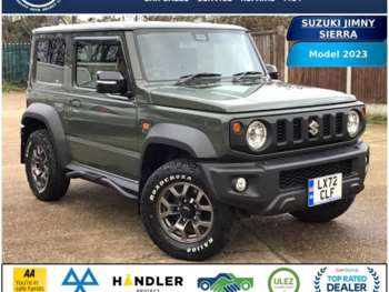 2023 - SUZUKI JIMNY SIERRA AUTO 4WD 1.5L PETROL 4 SEATER ULEZ 23-23 EURO 6 FRESH I