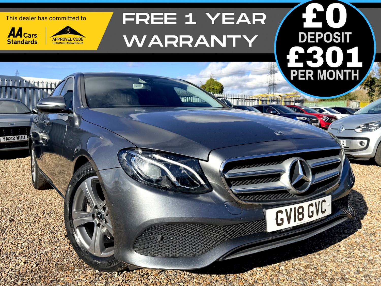 Used Mercedes-Benz E Class 2018 for sale - 76374214: Photo 1
