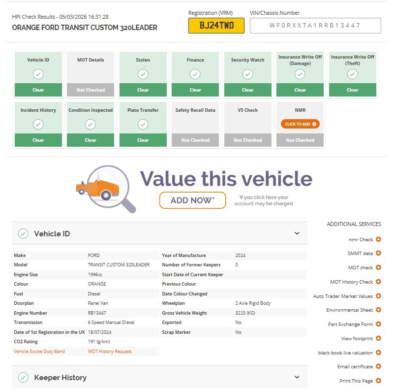 Used Ford Transit Custom 2024 for sale - 77763042: Photo 3