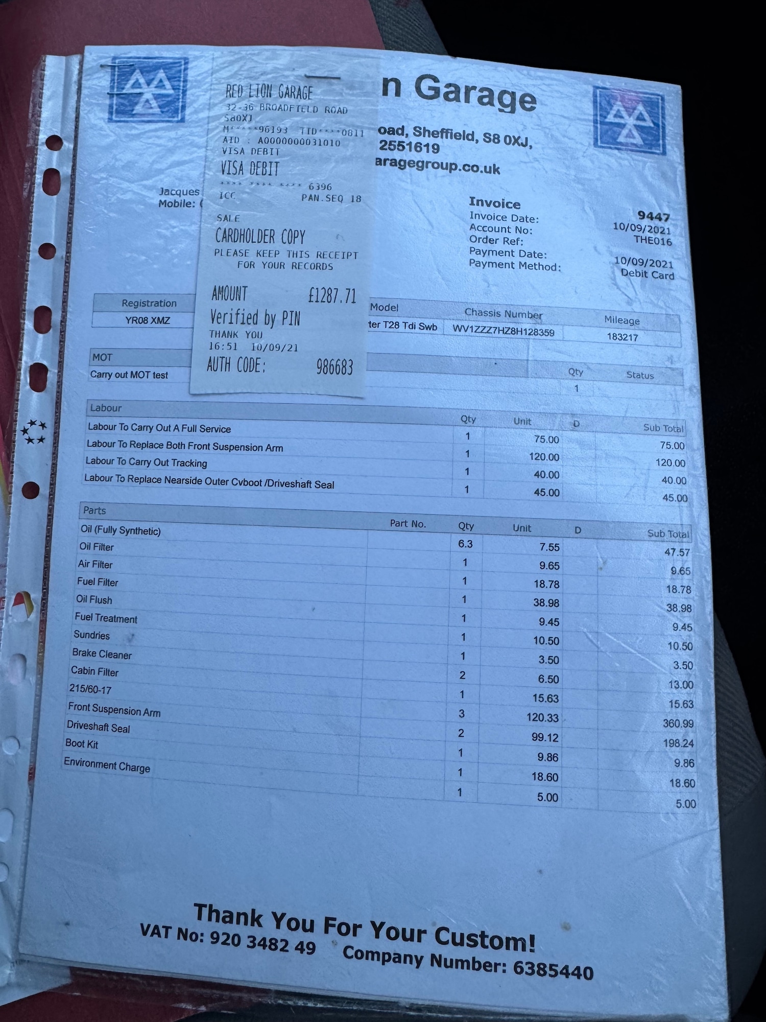 Used Volkswagen Transporter 2008 for sale - 77357441: Photo 16