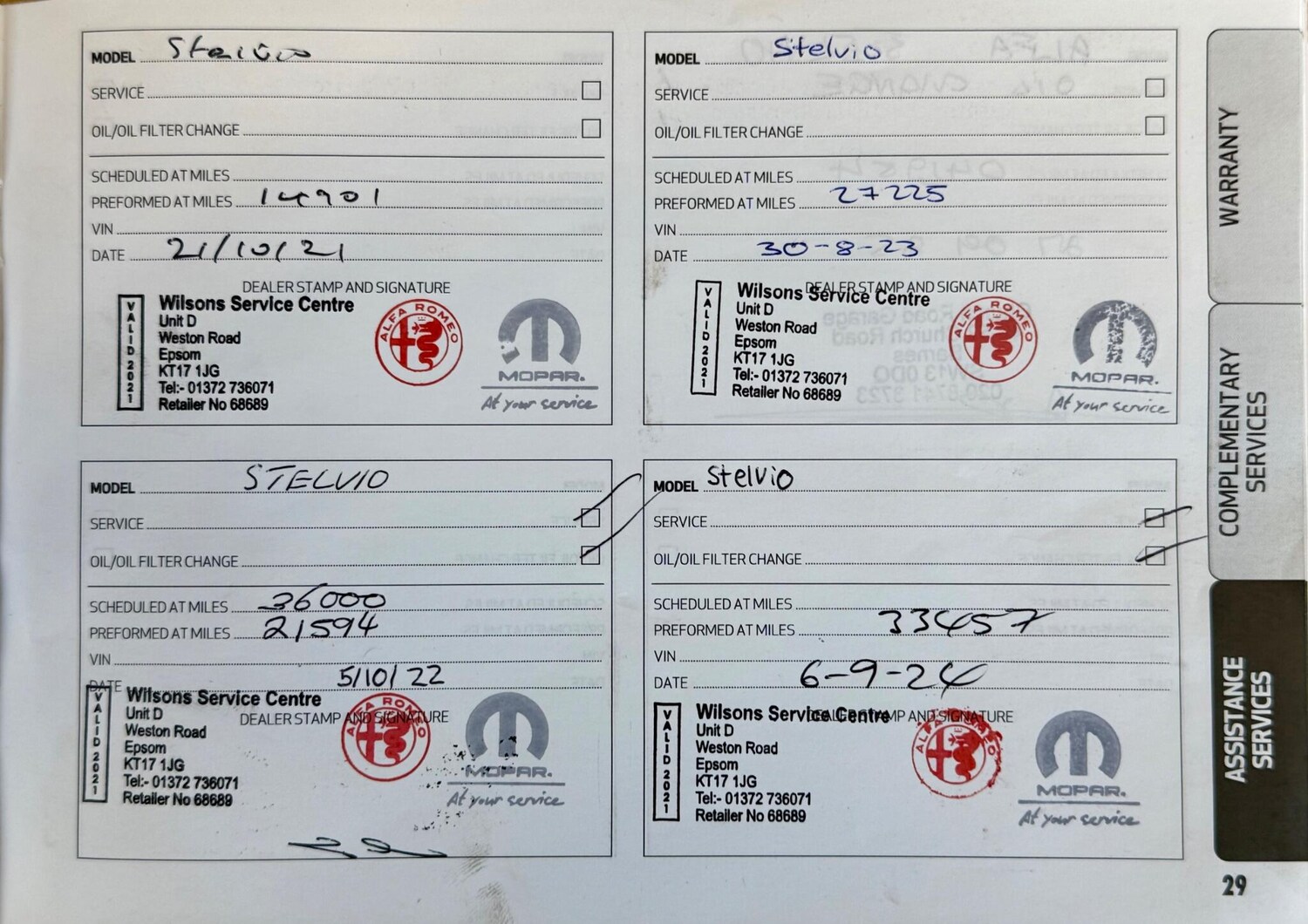 Used Alfa Romeo Stelvio 2018 for sale - 77997367: Photo 39