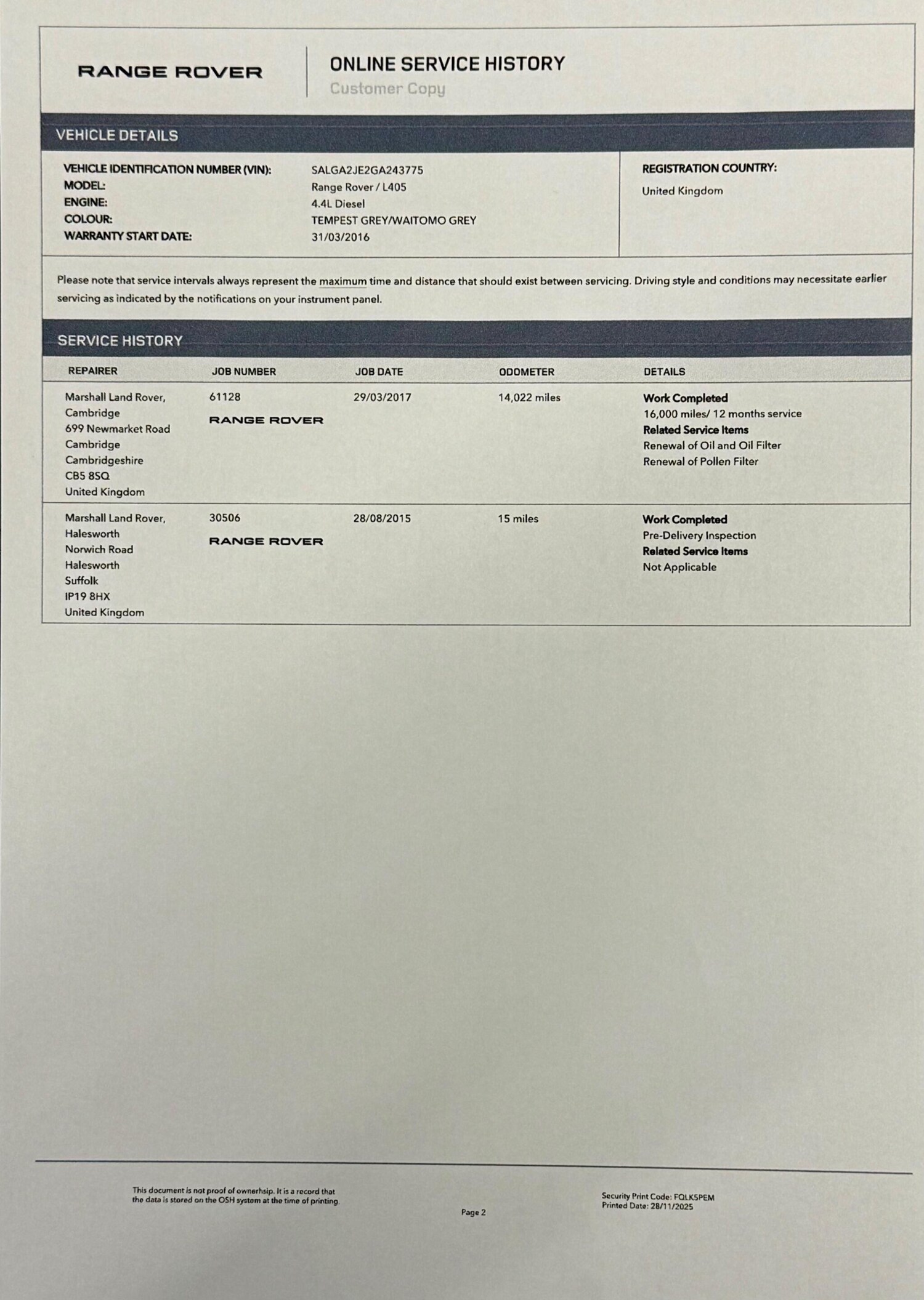 Used Land Rover Range Rover 2016 for sale - 77997355: Photo 22