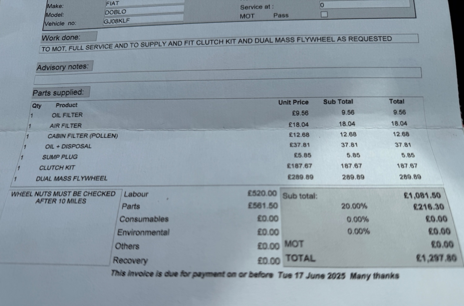 Used Fiat Doblo 2008 for sale - 77982880: Photo 10
