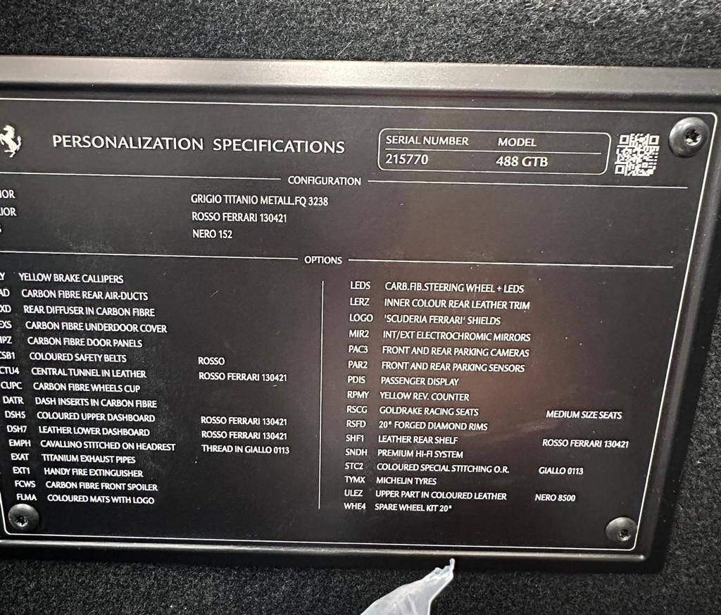 Used Ferrari 488 2016 for sale - 77973111: Photo 18