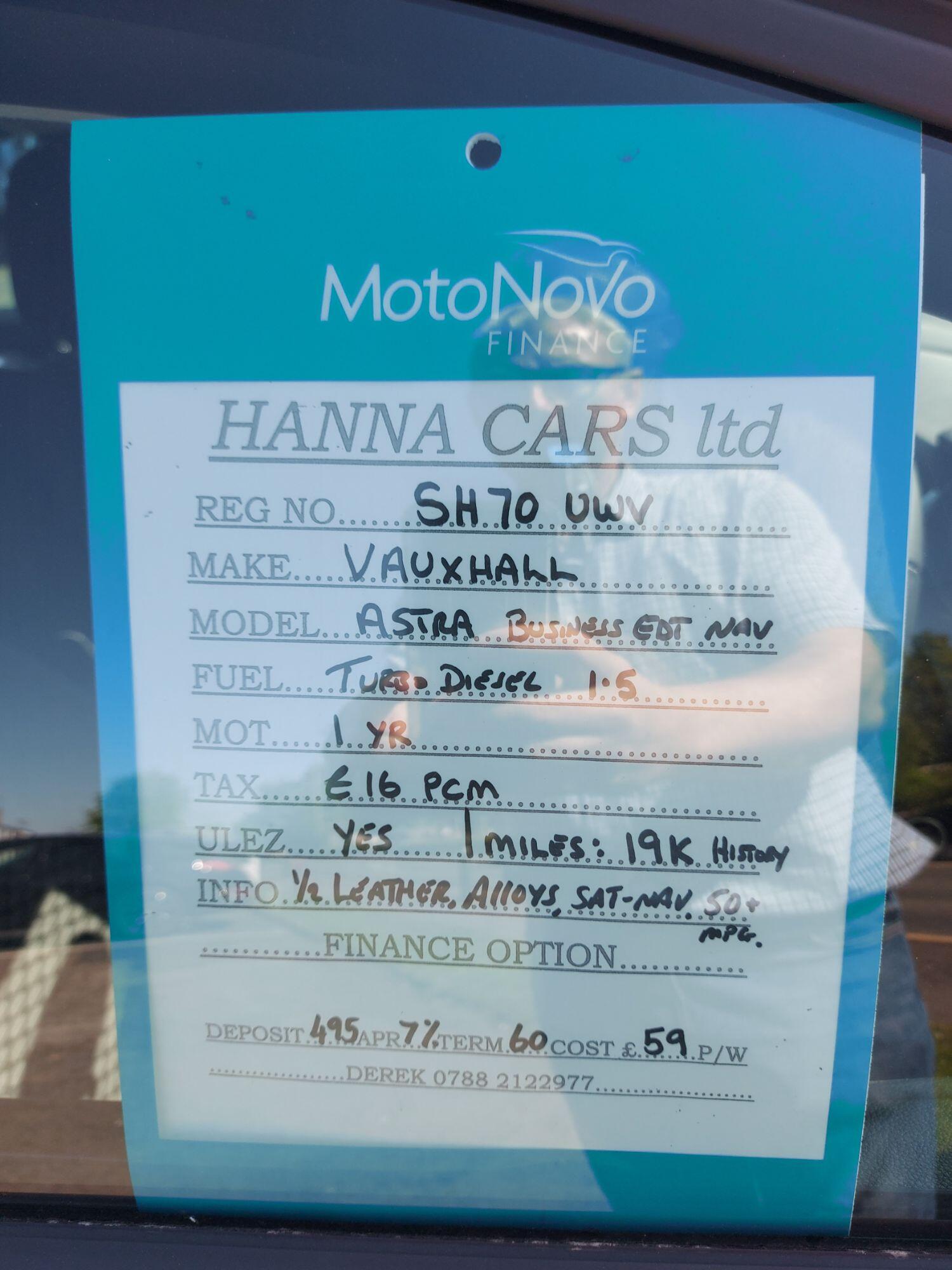 Used Vauxhall Astra 2020 for sale - 77464634: Photo 22