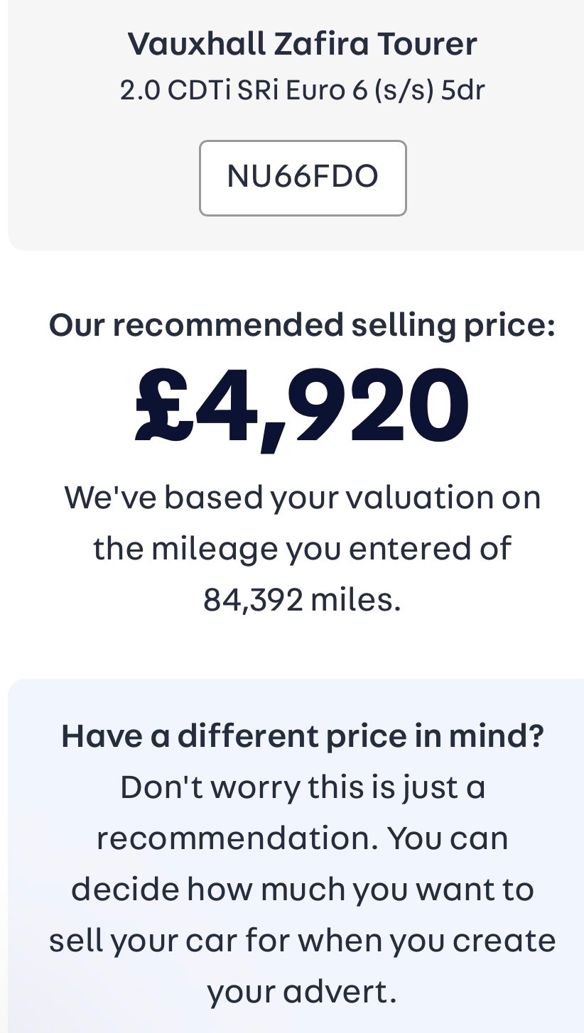 Used Vauxhall Zafira 2016 for sale - 77053551: Photo 3