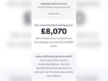 Used Vauxhall Zafira 2017 for sale - 77560744: Photo