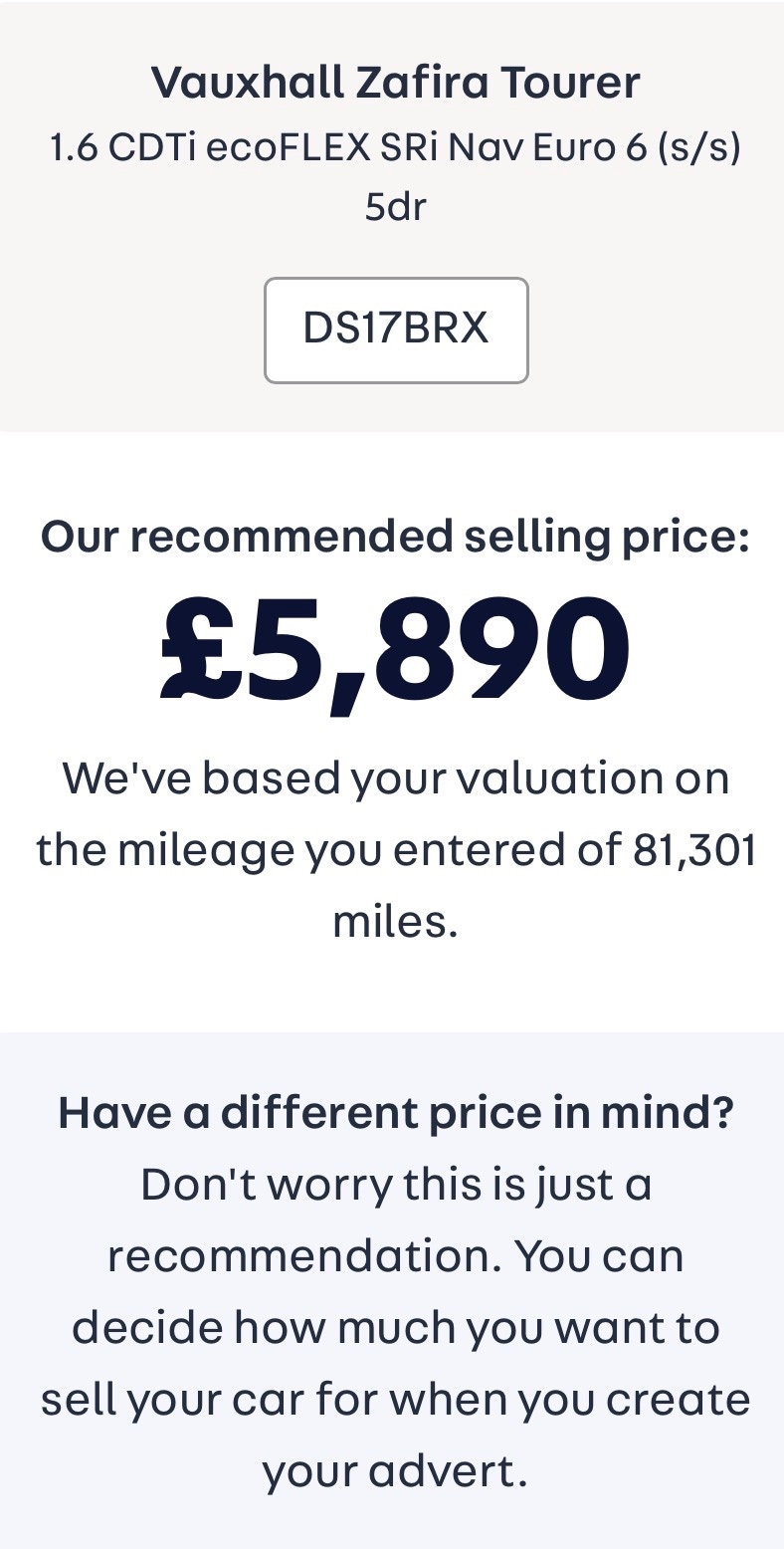 Used Vauxhall Zafira 2017 for sale - 78078582: Photo 3