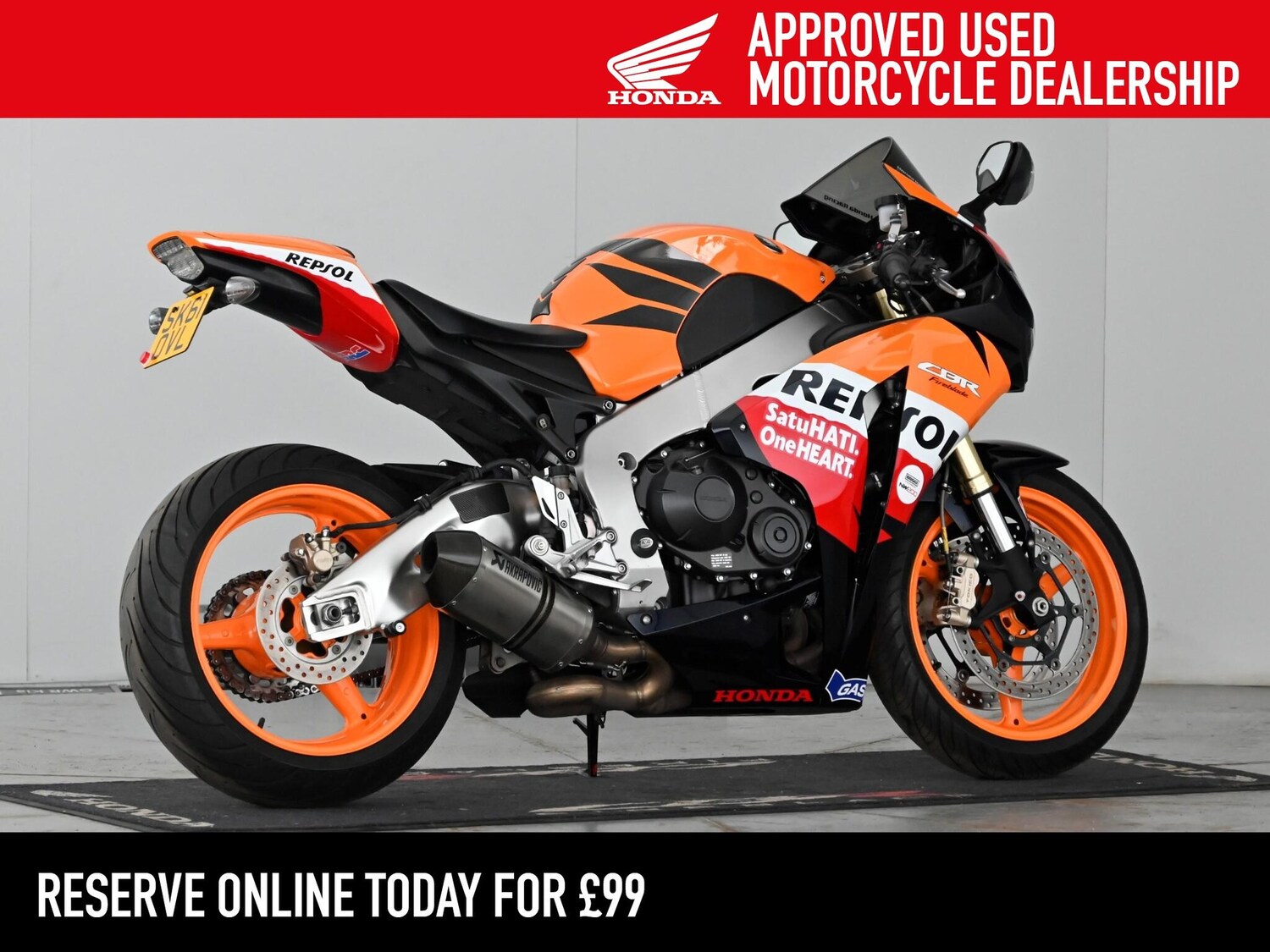 Used Honda CBR1000RR Fireblade 2011 for sale - 78824430: Photo 50
