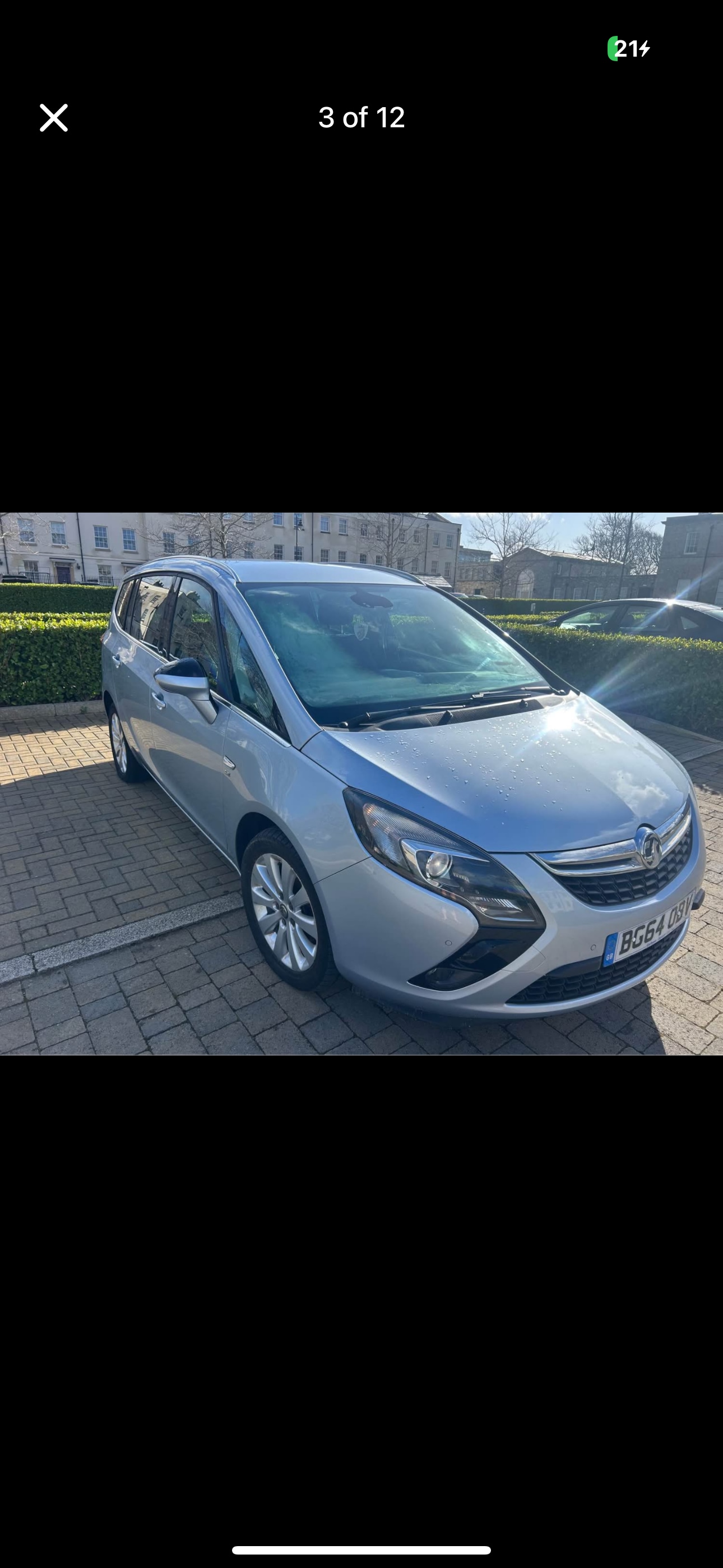 Used Vauxhall Zafira 2014 for sale - 77979650: Photo 3